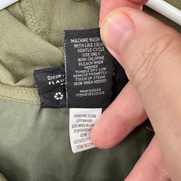 Ms. Marvel Her Universe Anorak Patch Military Hooded jacket Womens Large Green - Picture 9 of 11